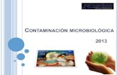 Contaminación microbiológica · 2016-05-09 · CONCEPTOS BÁSICOS |Contaminación microbiológica Alteración de un proceso, producto o sistema por la introducción de un agente