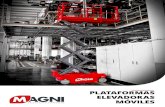 PLATAFORMAS ELEVADORAS MÓVILES · Las plataformas de tijera diésel de Magni ofrecen una velocidad de elevación competitiva y grandes superficies de trabajo para garantizar la productividad