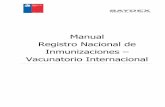 Manual Registro Nacional de Inmunizaciones Vacunatorio ... RNI- Mآ  Manual RNI Mأ³dulo Vacunatorio Internacional