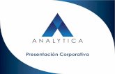 Presentación Corporativa · en Quito-Ecuador que ofrece servicios financieros de alto nivel de especialización. Es una de las empresas líderes en el mercado de Fusiones y Adquisiciones