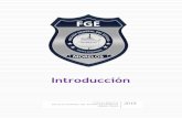 Introducción · INTRODUCCIÓN La Fiscalía General del Estado de Morelos actualmente es un órgano constitucional autónomo, cuya función principal es la persecución de los delitos