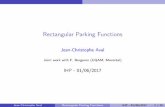 semflajolet.math.cnrs.frsemflajolet.math.cnrs.fr/uploads/Main/Aval-slides-IHP.pdf · Références Références J.-C.Aval,F.Bergeron,Interlaced Rectangular Parking Functions, preprint(2015)arXiv:1503.03991.