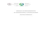 MANUAL DE PROCEDIMIENTOS DE ADQUISICIONES Y … · 2017-10-02 · Manual de Procedimientos de Adquisiciones y Contrataciones - OEI Paraguay PMC/OE Edición 3 Año 2016 Humaitá 525