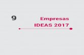 9 Empresas IDEAS 2017...LIVE4LIFE COMMUNITY, S.L. Dirección: Muelle de la Aduana, s/n Edificio Lanzadera Valencia, Valencia, 46024 Teléfono: 665674314 @ideasupv 167 9 Empresas 2017