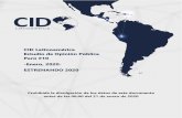 CID Latinoamérica Estudio de Opinión Pública Perú #10 -Enero, … · 2020-03-30 · 2 Estudio de Opinión Pública Perú #10– Enero, 2020 I. PRESENTACIÓN La Corporación CID/Gallup,