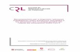 Generalitat de Catalunya - Recomanacions per a empreses i … · 2020-04-12 · general de seguretat i salut. Sobre la base de la modificació de l'avaluació de riscos per part del