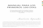 Manual para los priMeros 100 Días - rediversidad.comrediversidad.com/wp-content/uploads/2016/05/Manual... · Manual para los priMeros 100 Días © 2008 Autism Speaks Inc. Autism