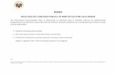 AVISO - San Juan de Miraflores · 2019-04-25 · aviso resultado del concurso publico de meritos cas n°001-2011-mdsjm los pustulantes seleccionados para la prestacion de servicios