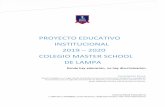 PROYECTO EDUCATIVO INSTITUCIONAL 2019 – 2020 …...personal no docente de establecimientos educacionales. Ley N° 19.532 (1997) y N° 19.979 (2004) Jornada Escolar Completa Diurna.