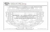 MANUAL DE ORGANIZACIÓN Y PROCEDIMIENTOS DE …transparencia.tehuacan.gob.mx/media/files/Transparencia/... · 2018-11-27 · Las dependencias y entidades de la Administración Pública