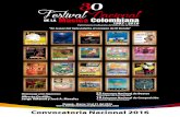 Convocatoria Nacional 2016 · 2015-09-01 · Convocatoria Nacional 2016. 1 DE LA Colombiana Ley 851 de 2003 (Noviembre 19) “Por medio de la cual la República de Colombia rinde