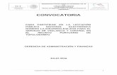 CONVOCATORIA - Topolobampo · 2017-01-25 · LA-009J2W001-E42-2016 “Servicio de Vigilancia y Control en el Recinto Portuario de Topolobampo” Licitación Pública Nacional No.