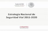 Estrategia Nacional de Seguridad Vial 2011-2020conapra.salud.gob.mx/Interior/Documentos/Reunion_Nac_DirTrans/4… · Voluntad política en la región 1ra. Reunión de Ministros de