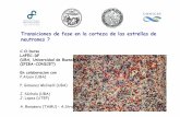 Transiciones de fase en la corteza de las estrellas ... - DF · LAFEC-DF (UBA, Universidad de Buenos Aires) (IFIBA-CONICET) En colaboracion con P.Alcain (UBA) ... Algunas preguntas