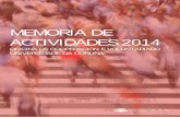 MEMORIA DE ACTIVIDADES 2014 - udc.es · OCV Oficina de Cooperación e Voluntariado jesus.cendan.verdes@udc.es Vicerreitoría de Relacións Internacionais e Cooperación A Coruña
