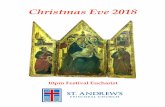 Christmas Eve 2018 - St. Andrew's Episcopal Church...2018/12/24  · glorious morn. Fall on your knees! O hear the angel voices! O night divine, the night when Christ was born; O night,