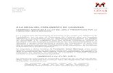 A LA MESA DEL PARLAMENTO DE CANARIASfcmanrique.org/.../uploads/enmiendas-fc-manrique-a-ley-suelo-canari… · ENMIENDAS A LA LEY DEL SUELO Se redactan las propuestas de enmiendas