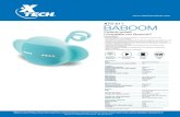 XTS-611 DS ENG-06-11-19...BABOOM Parlante portátil Compatible con Bluetooth ® XTS-611 *El tiempo de reproducción puede variar dependiendo de los hábitos de uso y preferencias de
