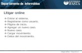 Presentación de PowerPoint · Diapositiva 2 . epa amento de Registración In ormática OIPR§YÅ Cargar los datos del nuevo usuario. ... Lopez Agenda Contabilidad Directorio Nuevo