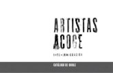 CATÁLOGO DE OBRAS - Málaga Acoge · En junio de 2012 poníamos en marcha un pequeño proyecto denominado Artistas Acoge e impul-sado por Málaga Acoge. La idea nacía en un entorno