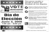 Tres pasos ayudan a Condado de Los Angeles.rrcc.lacounty.gov/Voter/2008VoteYouCount/Newspaper...Pagado por fondos federales “Help America Vote Act”. Tres pasos ayudan a decidir