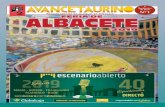 Nº1 Revista Oficial de la Feria de Albacete · 2019-09-10 · Queridos lectores de la revista 'Avance Taurino'. La Feria de Albacete, tres veces centenaria y declarada de Interés