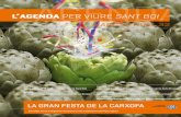 L’AGEnDA PER viURE SanT Boi · 2020-03-28 · LA GRAN FESTA DE LA CARXOFA Sant Boi torna a degustar la verdura més tradicional del Parc Agrari AGENDA L’AGEnDA PER viURE SanT