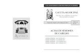 ACTAS DE SESIONES DE CABILDO · TOMO: XV No. 001 Acaponeta, Nayarit, a 03 de Marzo de 2017 ACTAS DE SESIONES DE CABILDO - SESIÓN ORDINARIA - 20 DE ENERO 2017. - SESIÓN ORDINARIA