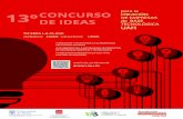 CONCURSO CREACIÓN DE EMPRESAS DE IDEAS de ...13º CONCURSO DE IDEAS HASTA EL 24 DE MAYO Universidad de Alcalá VICERRECTORADO DE INVESTIGACIÓN Y TRANSFERENCIA • OTRI Title 13-ConcursoDeIdeas7