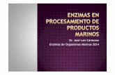 Dr. José Luis Cárdenas Enzimas de Organismos Marinos 2014€¦ · 17- enzimas-procesamiento1-2014 Author: Jose Luis Created Date: 10/21/2014 1:44:49 PM ...
