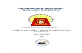 FACULTAD DE ENFERMERIA - unica · facultad de enfermeria plan de estudios y malla curricular del programa: enfermerÍa p25