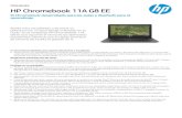 HP Chromebook 11A G8 EELleve e l a prendiz a je hacia nuevas direcciones gra cia s al acceso a la Google Play Store y a las apli caci ones Android , que i ncluyen m i les de ap l i