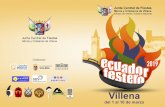 Viernes, 1 de marzo · 2019-02-20 · Viernes, 1 de marzo Entrega de premios III Concurso de Cartel y III Concurso de Microrrelatos del Ecuador Festero 2019, a las 20:30 horas en