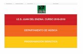 I.E.S. JUAN DEL ENZINA. CURSO 2018-2019 DEPARTAMENTO DE ...iesjuandelenzina.centros.educa.jcyl.es/sitio/... · tilde de 0.1; la inadecuación de los márgenes, signos de puntuación