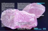 E CUARZO - argentina.gob.ar · cristal de roca, amatista, cuarzo ahumado, citrino, etc. Los principales yacimientos de sílice se presentan en rocas consolidadas como areniscas, cuarcitas,