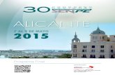 SENPE Prog Alicante 2015-WEB · CONFERENCIA INAUGURAL: “Que podemos comer hoy para no enfermar mañana” Prof. Dr. Josep Bernabeu i Mestre Catedrático de Historia de la Ciencia.