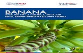 BANANA - Archive...Aproximadamente el 20% de la produc-ción mundial de banana se destina al co-mercio. Este hecho la convierte junto con las manzanas, las uvas y los cítricos en