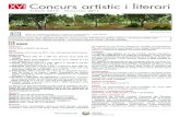 XVI Concurs artístic i literari - XTEC · FITXA per a les ESCOLES i els INSTITUTS XVI Concurs artístic i literari Amics de la UNESCO de Girona c/ Ru tl a, 20- (Ho e d’En i s)