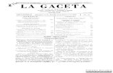 LA GACETA · 2015-05-14 · publicado en "La Gaceta", Diario Oficial No. 71 del 24 del mismo mes y año, Acuerda: Primero: Dejar sin efecto el Acuerdo No. 5-V del 1 de marzo de 1977,