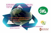 ENERGIAS RENOVABLES: TIPOS Y APLICACIONEScer.ucacue.edu.ec/documentacion/CER_Presentacion_12_19_2018.pdf · energías renovables con el fin de fomentar y mejorar la económica y crear