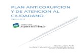 PLAN ANTICORUPCION Y DE ATENCION AL CIUDADANO - Superintendencia de la … · en las cooperativas, así como para la conformación de veedurías ciudadanas. A continuación, se describen