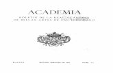 ACADEMIA€¦ · (14) Biblioteca de la Real Academia de Bellas Artes de San Fernándo, armario 1-9 (carta de D. Vicente Pignatelli con fecha del 30-4-1769). (15) Biblioteca de la
