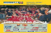 LEÓN TRIUNFA EN MELILLA · 2007. 1. 29. · Aranzana enseñó en Melilla todas sus virtudes y derrotó al Alerta Cantabria en la final de la XV Copa Príncipe gracias a un tercer
