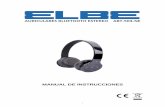 MANUAL DE INSTRUCCIONES - Elbe · 3. Inicie la función Bluetooth del móvil y busque los equipos Bluetooth. Cuando los encuentre, seleccione “ ABT-503-NE” en la lista de equipos