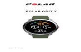 Polar Grit Xユーザー マニュアル...PolarFlowウェブサービスのトレーニングデータ 59 機能 60 GPS 61 A-GPS(補助GPS)有効期限 62 ルートガイダンス