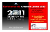Escenarios de América Latina 2030 - CEP CUYO · 2018. 12. 6. · 3.2 Escenarios Exploratorios 3.3 Escenarios de Muy Largo-Rango — 1.000 años 3.4 Lucha contra el terrorismo —