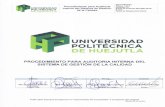 SEPH | Universidad Politécnica de Huejutlauphuejutla.edu.mx/sist_gestion/PR-AI-01 Auditoria Interna/PR-AI-01... · Todo aspirante a auditor deberá acreditar curso de formación