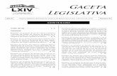 GACETA 97 A - legisver.gob.mx · Gaceta Legislativa ... la Llave y adiciona la fracción XVII al artículo 32 de la Ley Orgánica del Poder Ejecutivo del Estado de Veracruz de Ignacio