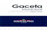 Gaceta - Naucalpan€¦ · Gaceta Año 1 / No. 2 / 22 de enero de 2016Año 1 / No. 1 / 1° de enero de 2016 Órgano oficial Municipal ... Extraordinaria de Cabildo, Resolutiva Primera
