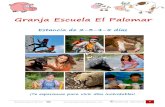 Granja Escuela El Palomargranjaescuelaelpalomar.com/wp-content/uploads/2016... · ecológica, talleres de artesanía, panadería y pastelería, juegos, museos, multiaventura, rutas